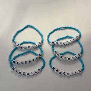 Sabrina carpenter “Manchild” inspired beaded bracelet