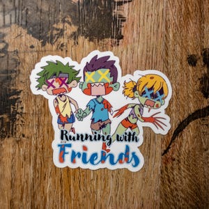 Running with friends | Zombie | Autocollant