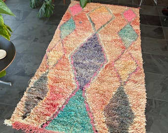 Vintage Moroccan Beni Mguild Rug