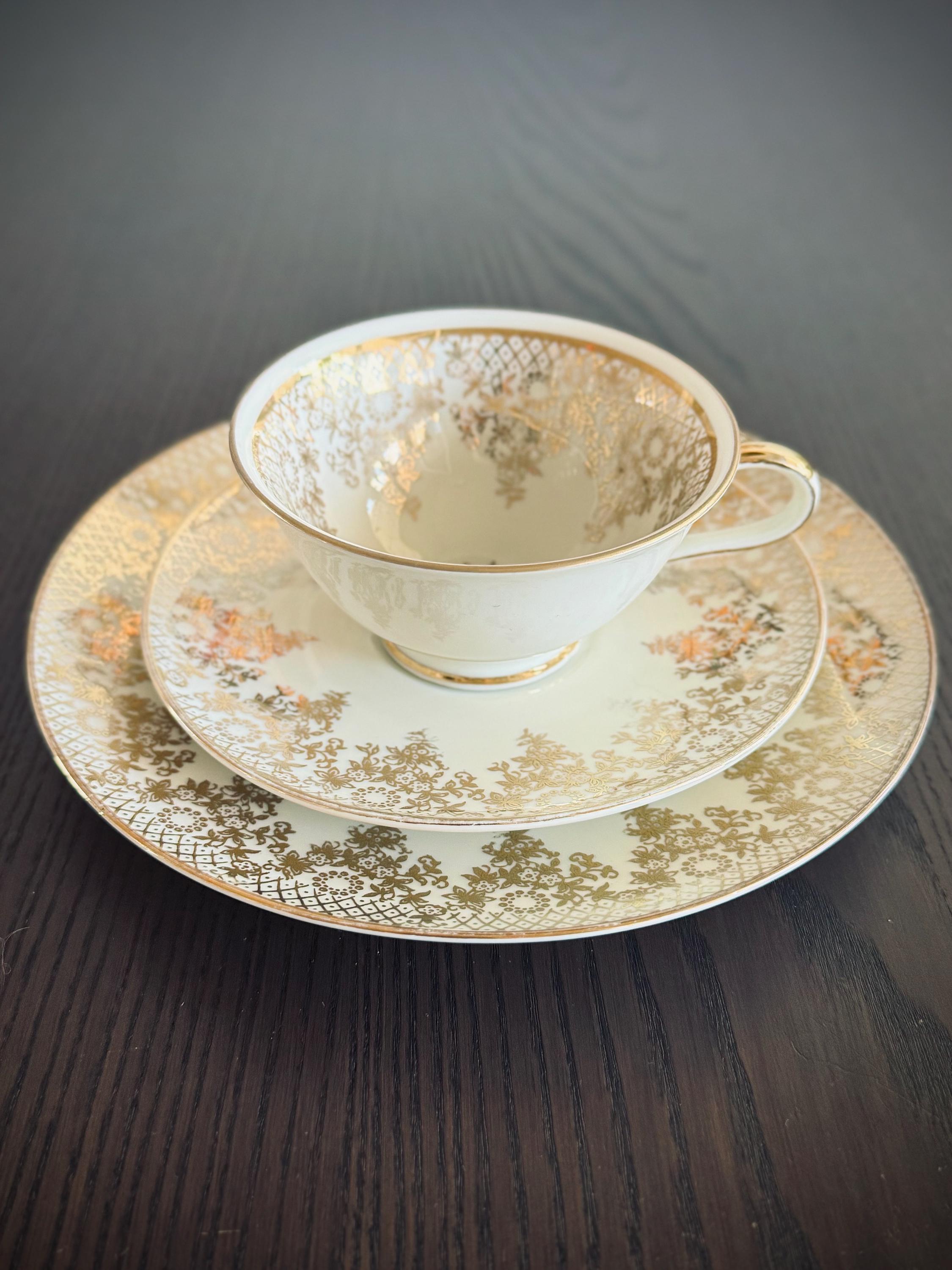 ドイツ ヴィンテージ ウィンターリングマルクトロイテン ティーセット ドイツ ヴィンテージ ウィンターリングマルクトロイテン ティーセット