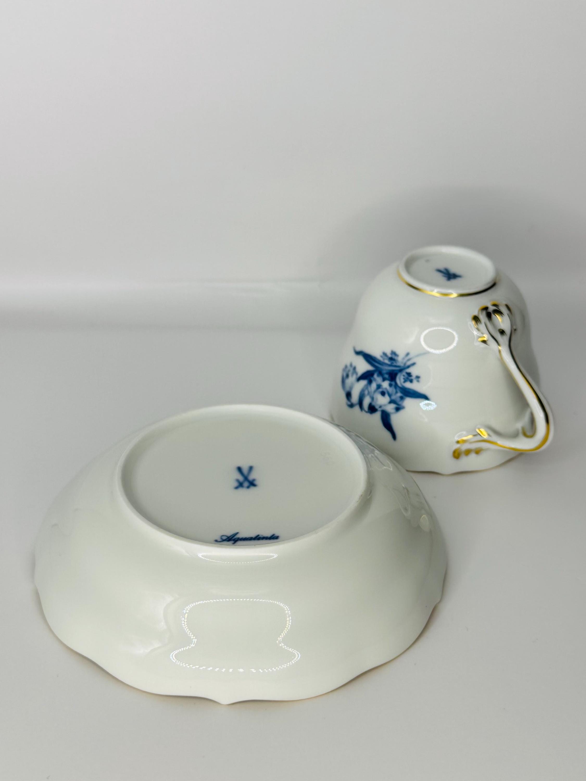 Aquatinta マイセン MEISSEN - ブルーフラワー 小皿 Meissen | Series