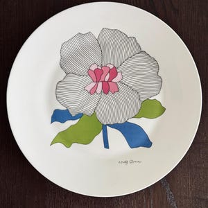 Rosenthal Studio-Line Wall Plate “Flower” – Design by Wolf Bauer – 100 Years of Rosenthal – Ø 33 cm