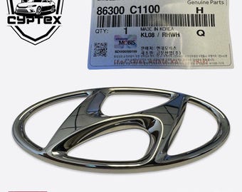 2015-2017 Genuine Hyundai Sonata Sport Front Grille "H" Emblem 86300C1100