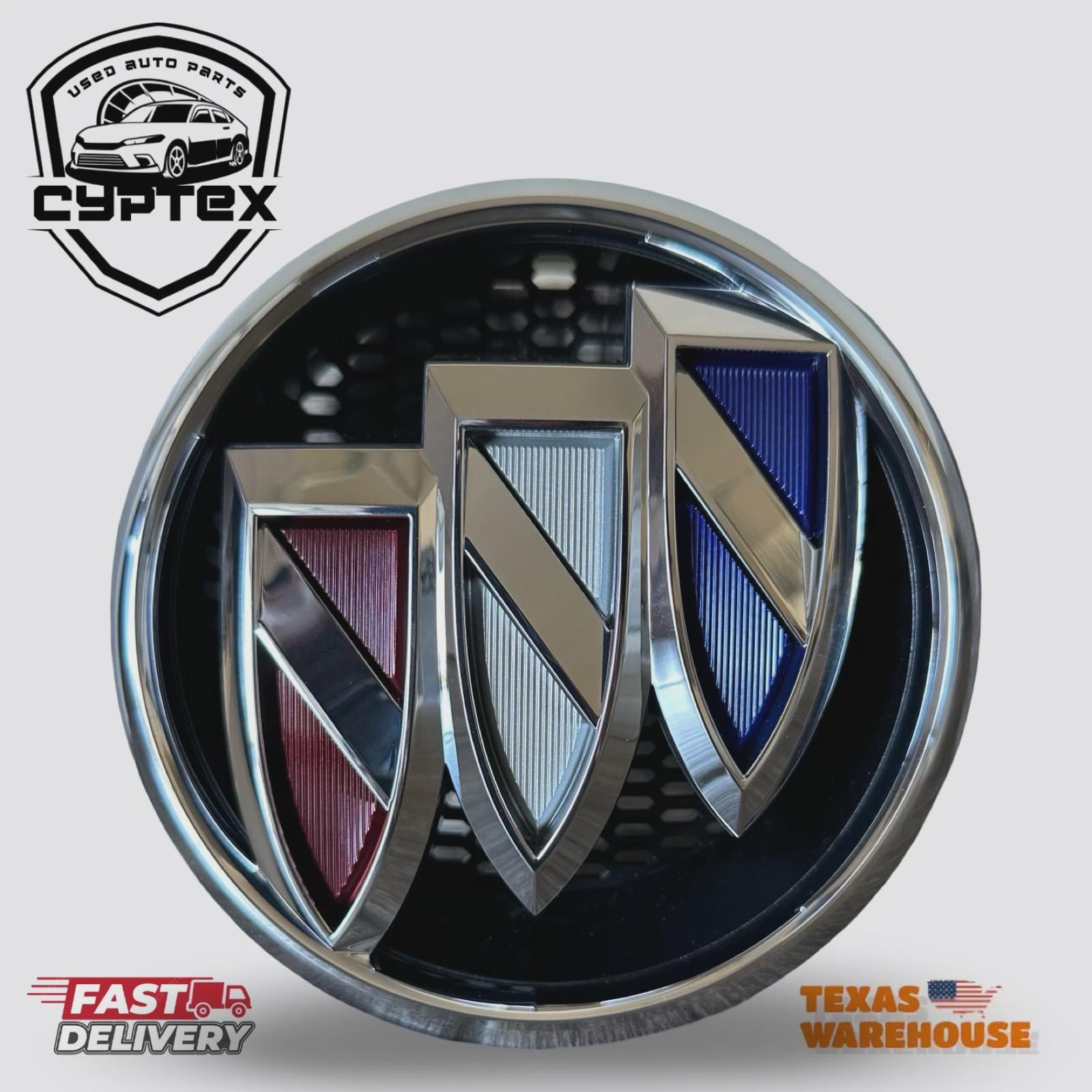 2019 TO 2020 Buick Envision Front Grille Emblem Logo Tri-shield