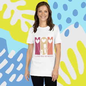I love so much Mothers Day Shirt, Personalized Mom Gift, Mothers Day Gift, Mama&#39;s T-Shirt,  Mother Gift, Gift from Son