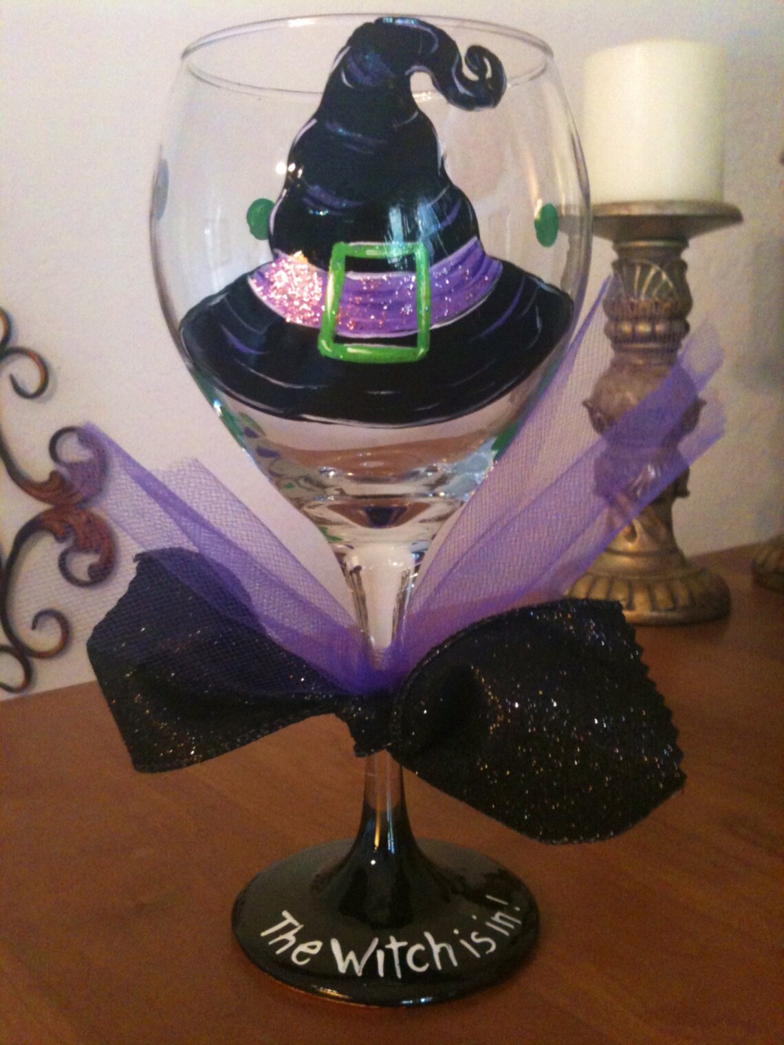 sparkly witch hat