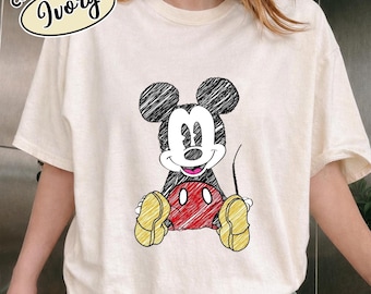 Camiseta Comfort Colors® Mickey The Original, Camiseta Mickey y sus amigos, Camiseta de vacaciones en Disneyland, Camiseta Disney World, Camiseta retro de Disneyland