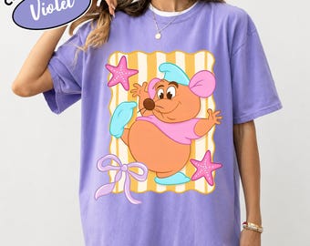 Lustiges Gus Gus Maus mit Disney Snacks Shirt, Magic Kingdom T-Shirt, süßes Cinderella Maus Shirt, Disney Food Lover Geschenk, Disneyland Familienausflug