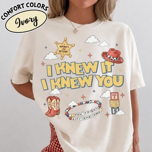 Vintage I Knew It I Knew You Shirt, TS and Toy Story 5 Friendship Shirt, Woody Buzz Lightyear Tee, Disneyland Toy Story Family Matching Tee image 1