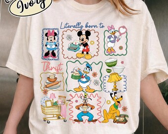 Camiseta Disney Coquette Bow Literally Just A Girl, Camiseta para viaje a Disneyland para niñas, Camiseta para viaje al parque Disneyland con orejas de Mickey y Minnie, Comfort Colors®