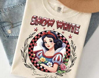 Camiseta de Blancanieves de la princesa Disney, camiseta de Blancanieves de Disney, regalo de Blancanieves de la princesa, camiseta de viaje para niñas de Disney, viaje de Blancanieves de la princesa