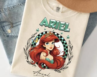 Camiseta de La Sirenita Comfort Colors, camiseta de Disney, camiseta de Ariel para mujer, camiseta de Ariel, camiseta de Ariel Disney