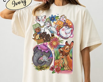 Comfort Colors® Retro Disney Mom Vibes Shirt, Duchess, Perdita, Mrs. Potts, Helen Parr, Mrs. Jumbo T-shirt, Disney Mom Shirt, Disneyland Mom