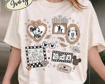 Camisa vintage de cuadros de Mickey Mouse de Disney, camisa de Disneyland, camisas de viaje familiar de Disney 2025, camisa de vacaciones de Disney, camisa de Disneyworld