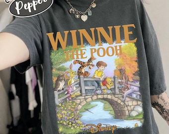 Camiseta de Winnie the Pooh y sus amigos, Disney Pooh, Disneyland, Pooh Bear, Disney, sudadera con capucha para viajes a Disney
