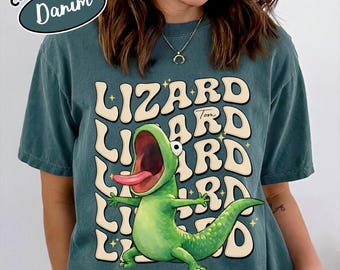 Camiseta retro de Disney Hoppers Tom Lizard de Comfort Colors®, camiseta con el personaje de la película animada de Pixar, regalo ideal para amantes de los animales, viaje familiar a Disneyland