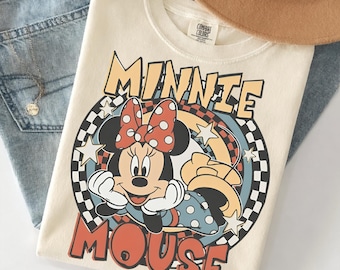 Comfort Colors Minnie Shirt, Cute Minnie Shirts, Retro Minnie T-shirt, Mouse Shirt, Family Vacation Tshirt, Family Trip, Mickey Lover Gift
