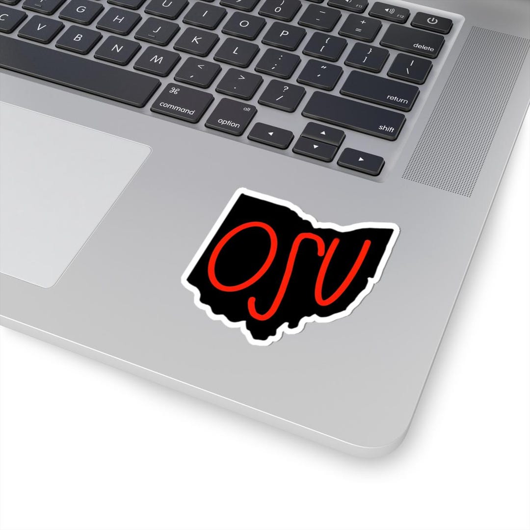 Osu Keyboard Sticker Ohio Outline OSU Sticker | Kiss-cut Sticker - Etsy