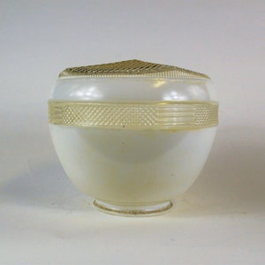 Light Globe Ceiling Mount Art Deco Shade Milk Glass Frosted