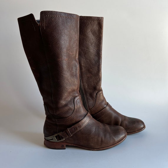 Brown Ugg Riding Boots Womens Size 8 - image 1