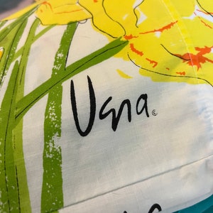 1970s Floral Sheet SET by Vera and Burlington Size Twin Yellow and Orange Large Print Tulips Very Rare 3 Available