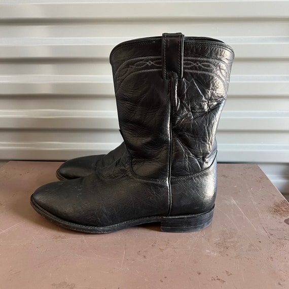 Black justin ropers hotsell