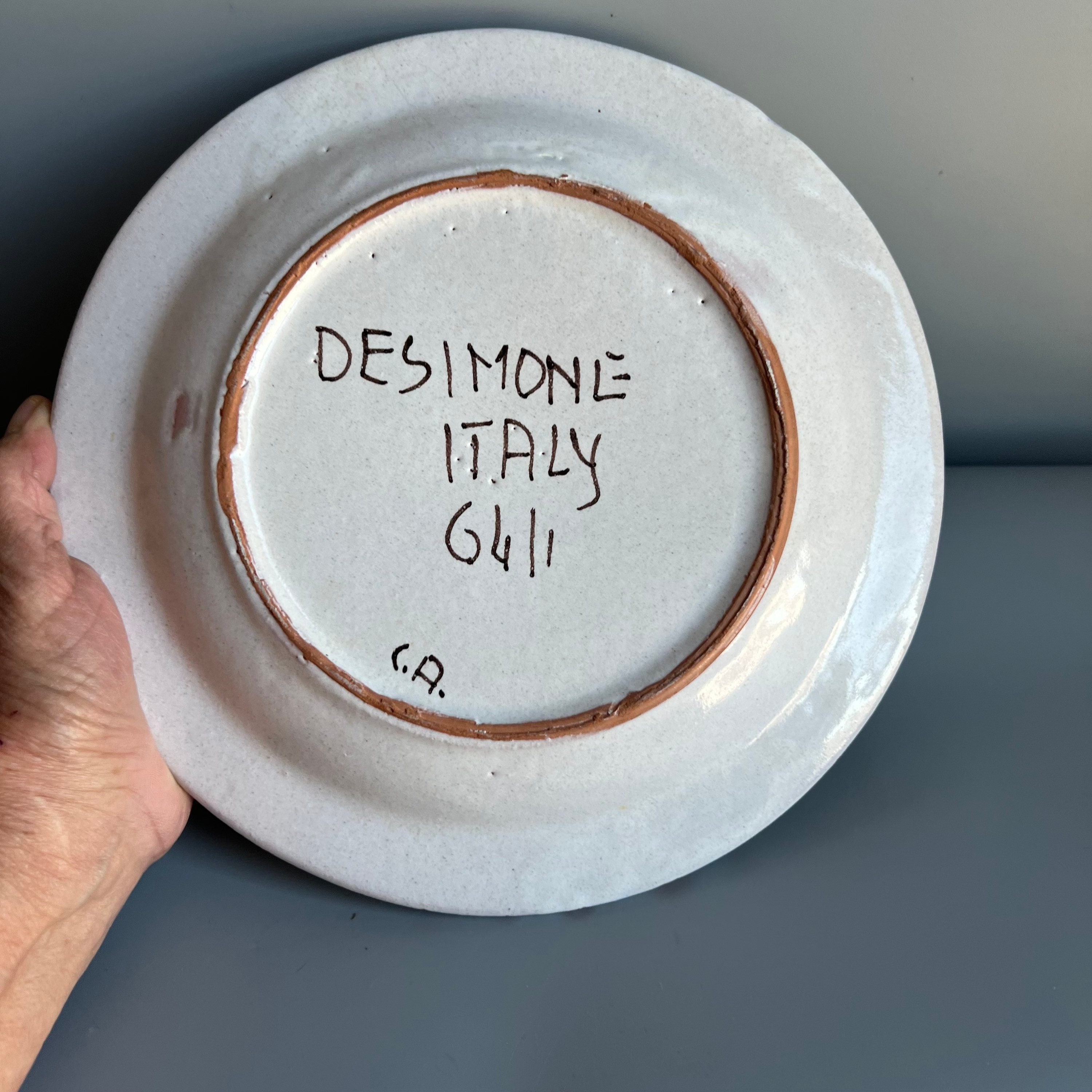 DESIMONE　皿　イタリア　希少　飾り DESIMONE 皿 イタリア 希少 飾り DESIMONE 皿 イタリア 希少 飾り