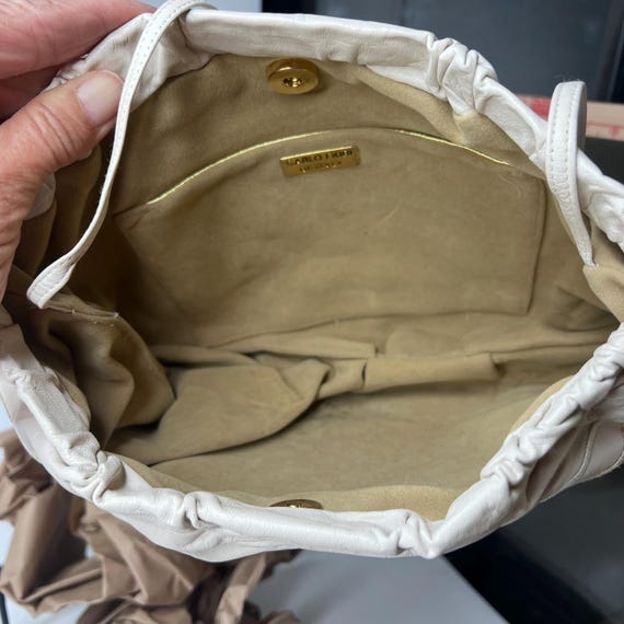 Patchwork Leather and Snake Handbag by Carlo Fior… - image 11