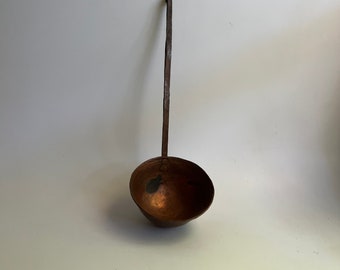 Old Copper Ladle Looks Hand Forged 13"