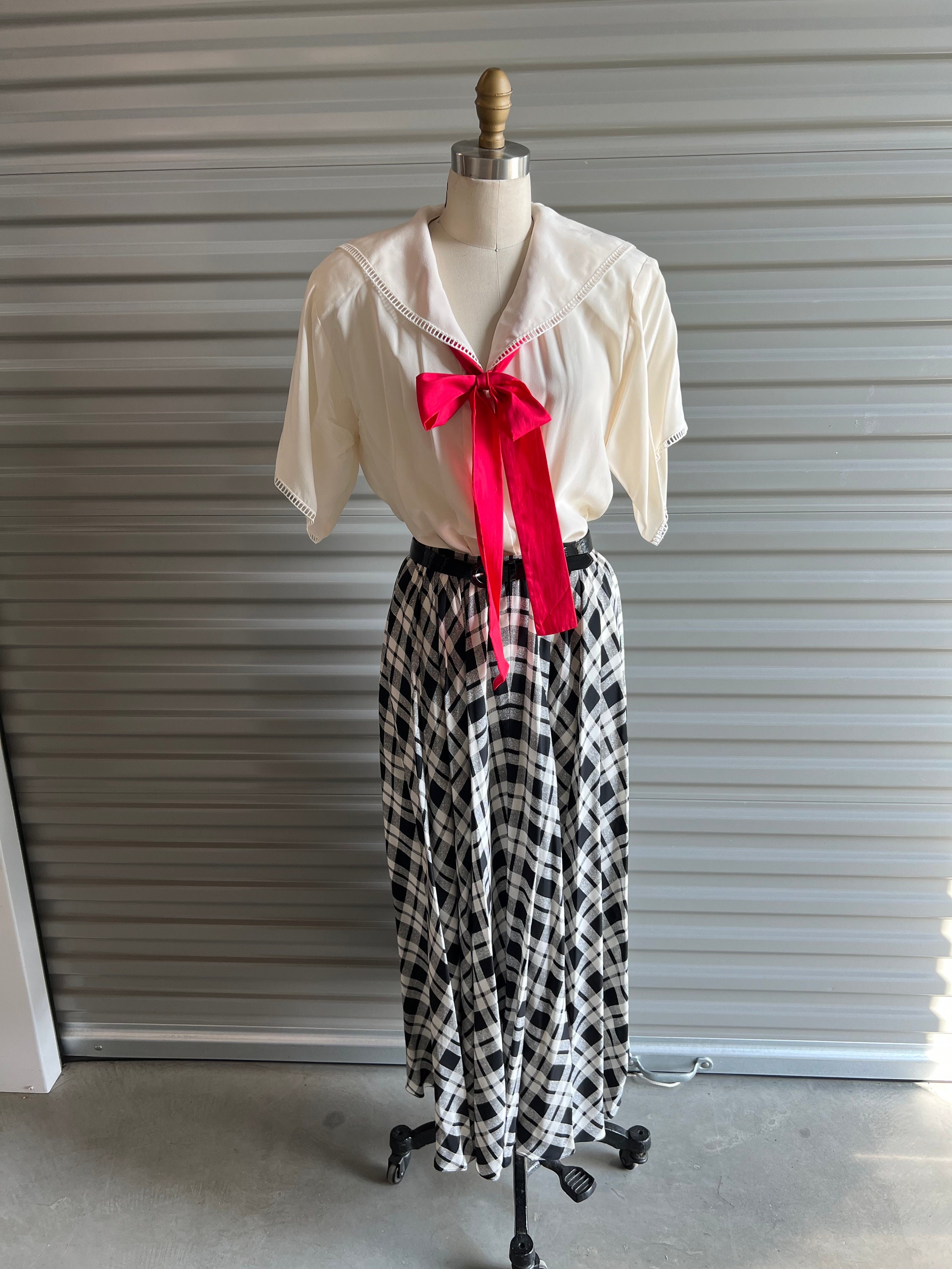 Oscar de la Renta vintage 麻スカート 66-90 Oscar de la Renta vintage 麻スカート 66-90