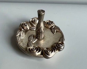 Godinger Ring Holder Silver Plate Ring Caddy