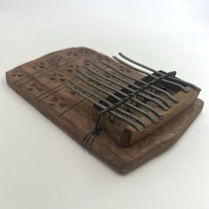 Handmade Thumb Piano A Kalimbo Old and Rustic African Musical Instrument
