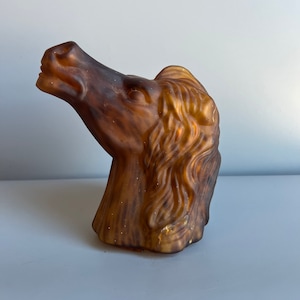 Brown Glass Horse Head Light Shade