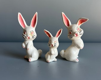 Ceramic Hand Painted Rabbit | Etsy