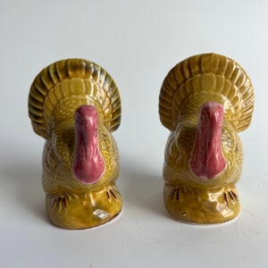 Vintage zout- en peperstrooiers Turkije Thanksgiving-diner
