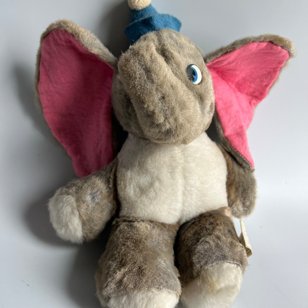 Walt Disney Vintage Dumbo Blue Rubber Squeaky Toy - Japan | eBay