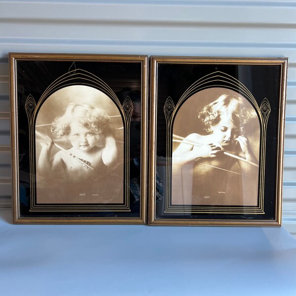 Reverse Painted Art Deco Frames Etsy