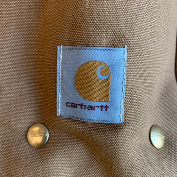Carhartt Hood Brown Canvas Snap on With 