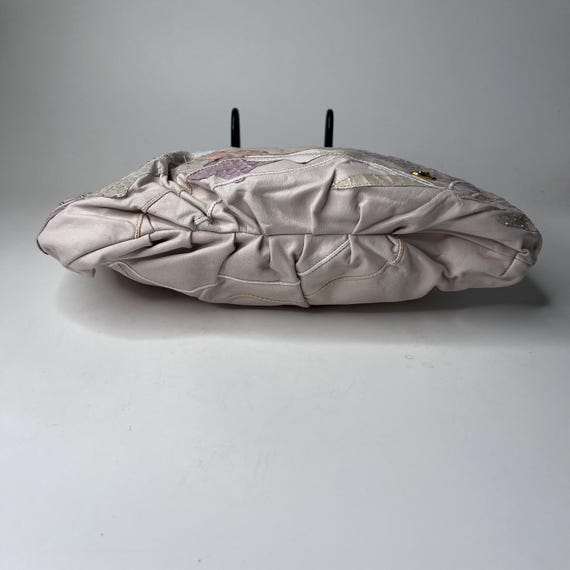 Patchwork Leather and Snake Handbag by Carlo Fior… - image 7