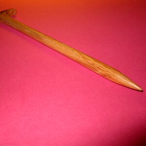 Hair Stick Fantasy Sword 8 Hair Toy in Oak Extended 6 Inch Length image 3