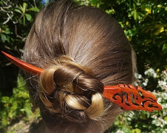 Hair Stick - Wolf Dagger in Padauk