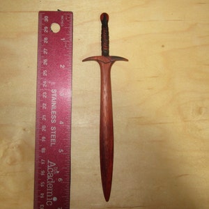 Hair Stick - Fantasy Sword 8 Hair Toy  in Padauk