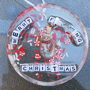 MATURE Merry F***king Christmas tree ornament