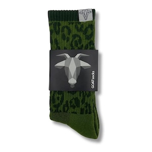Leopard &quot;Bring on the Day&quot; Goat Socks