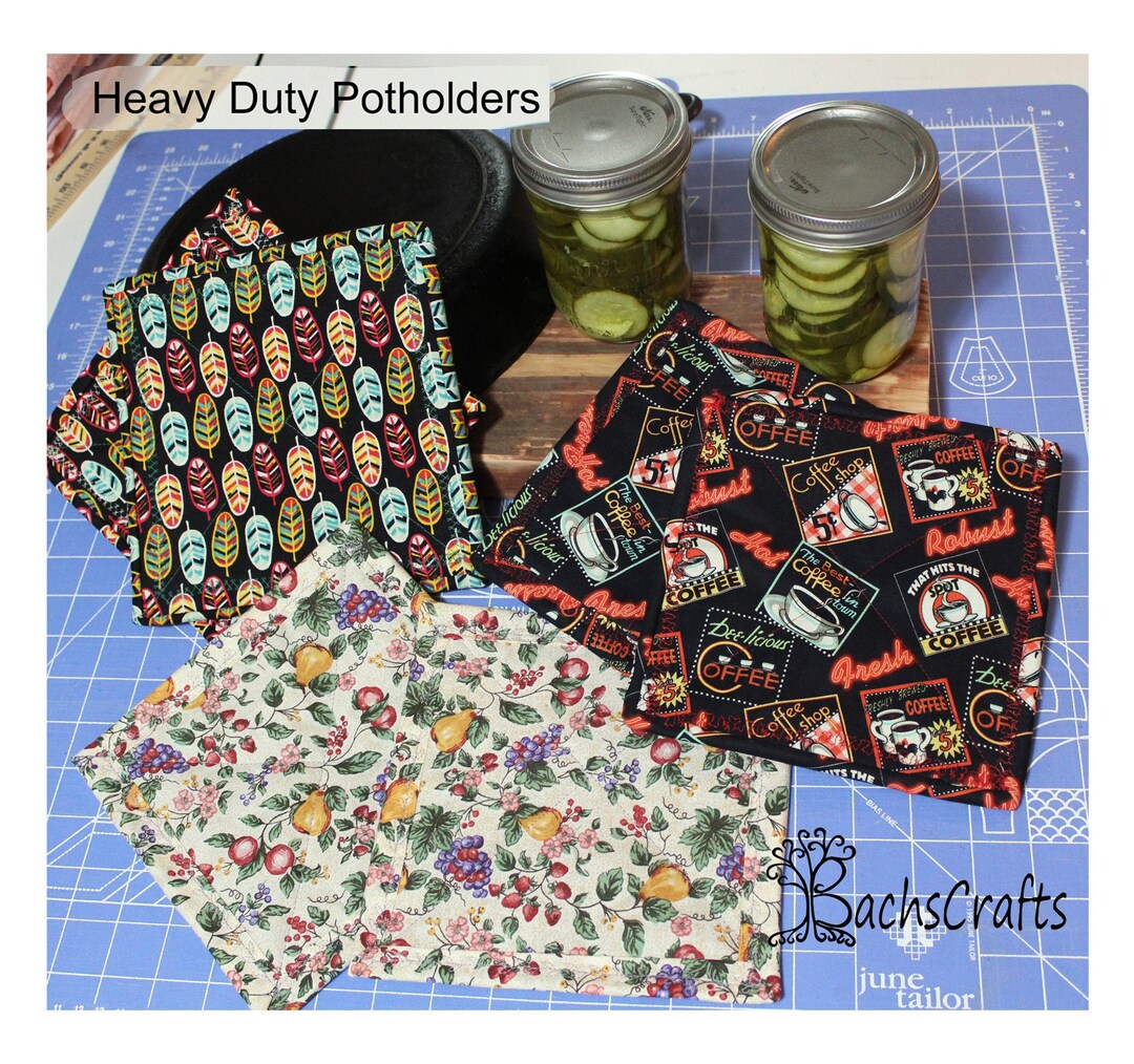 Heavy Duty Potholders, Custom Made Etsy