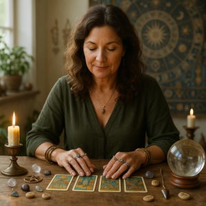 This powerful tarot reading reveals your person of interest’s inner world—exact thoughts, emotions, doubts, and desires. It’s an honest, heartfelt look at where you stand in their life and what they truly feel, using deep psychic and spiritual guidance.Tap into the spiritual energy of love with this focused tarot reading. It reveals the exact thoughts and feelings of your person of interest, offering truth, emotional clarity, and guidance for heart-based decisions.