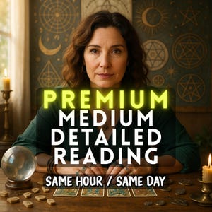 Lettura psichica premium media / Intuizione chiaroveggente in un'ora precisa / Nessuna carta o strumento / Guida spirituale, amore, anima gemella e messaggi accurati