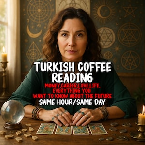 Lettura del caffè turco / Visione dettagliata del cartomante dai fondi di caffè / Lettura della tazza di caffè su amore, carriera, salute e futuro / Stessa ORA