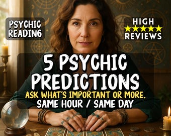 5 jasnowidzących przepowiedni, czytanie o miłości, jasnowidztwo średnie, duchowe przewodnictwo psychiczne, szybkie czytanie psychiczne, czytanie średnie, o tej samej godzinie