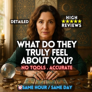 Same Hour Psychic Reading, Accurate Love Reading, Spiritual Guidance, Reveal Their True Feelings & Thoughts, Honest Medium Reading, PDF